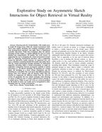 Emerging Strategies in Asymmetric Sketch Interactions for Object Retrieval in Virtual Reality