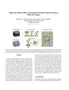 Maps from Motion (MfM): Generating 2D Semantic Maps from Sparse Multi-view Images